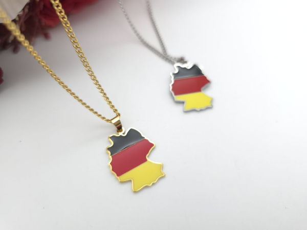 Deutschland Kette Edelstahl